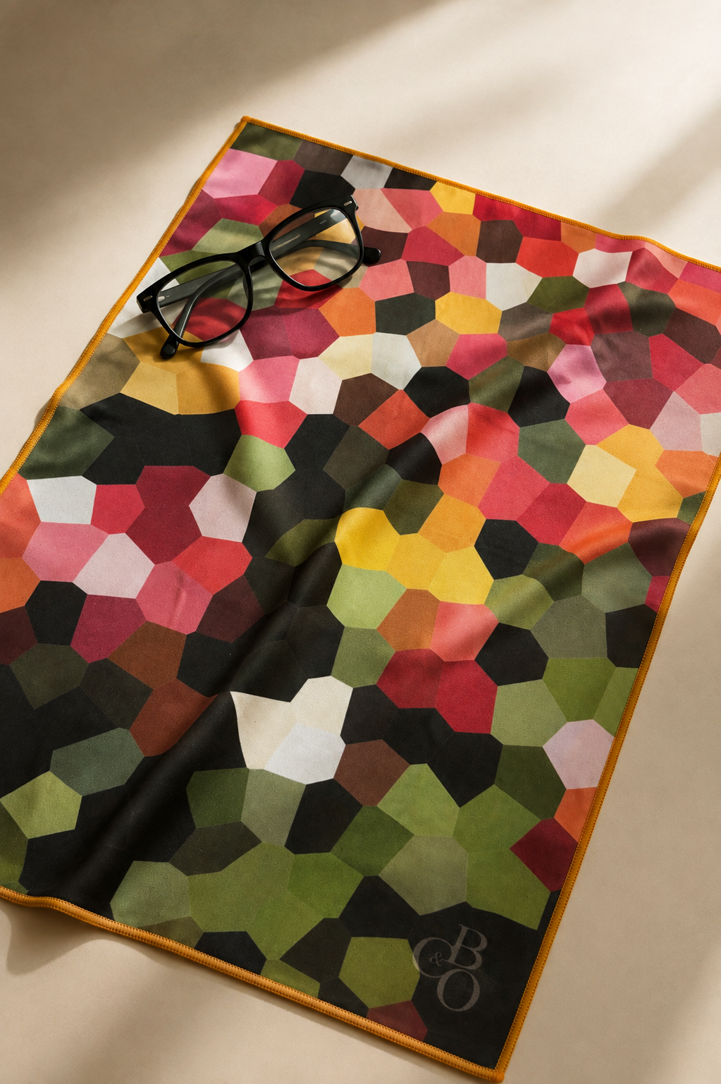 Blossom of Colour oversized 43 by 30 centimetre optical-grade microfibre cloth