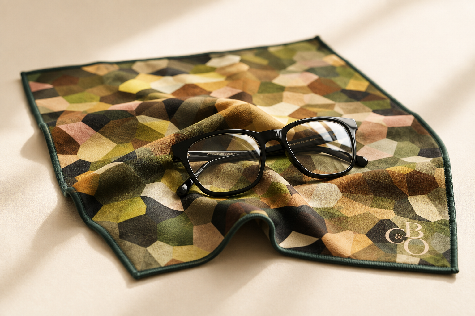 Ferns oversized 43 by 30 centimetre optical-grade microfibre cloth