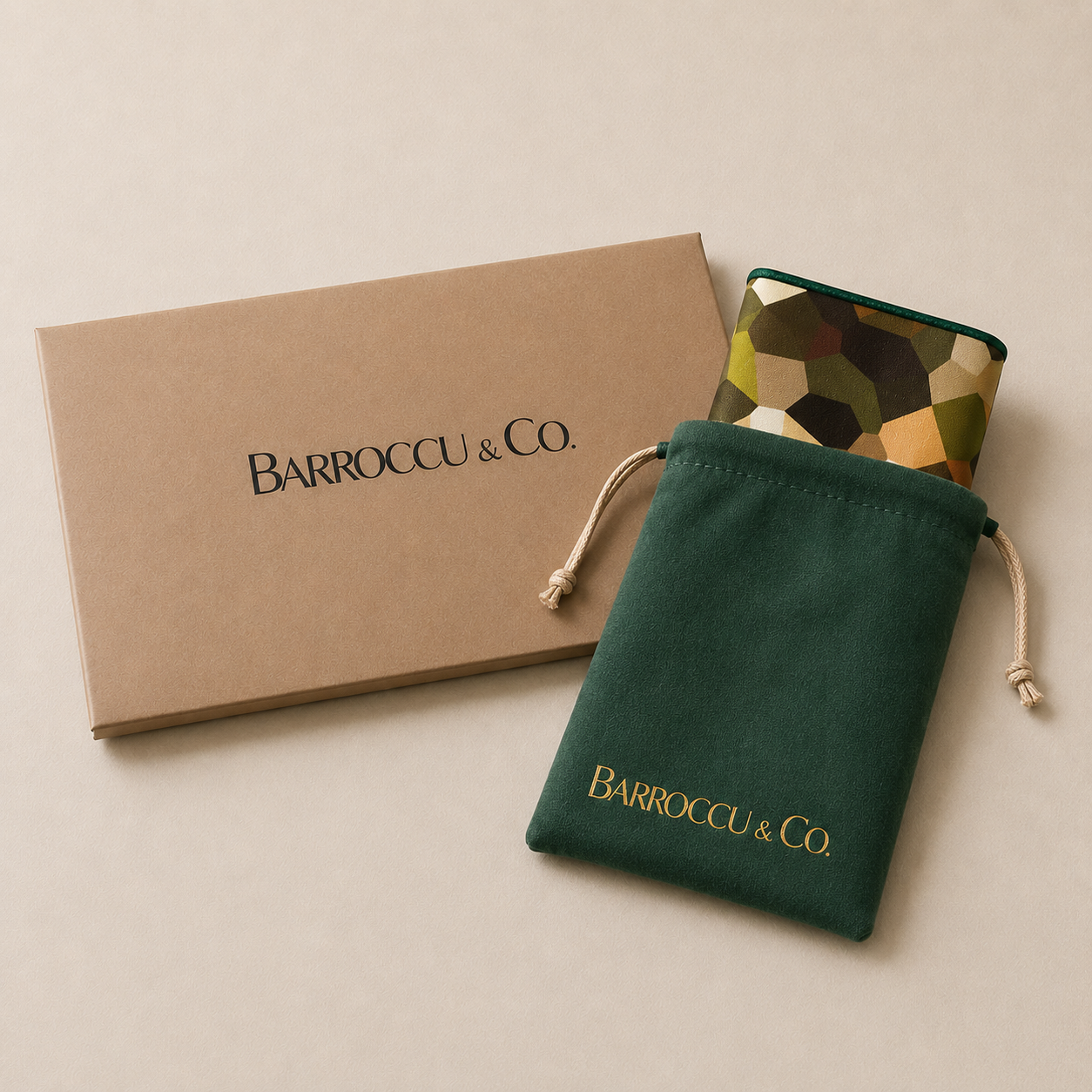 Ferns cloth with its included black protective pouch