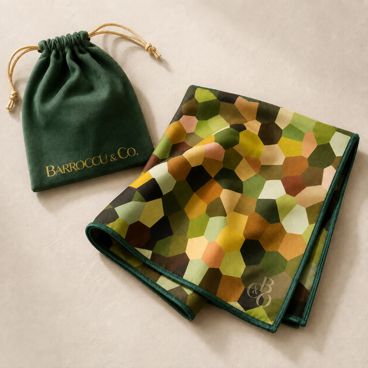 Ferns optical cloth with its included protective pouch