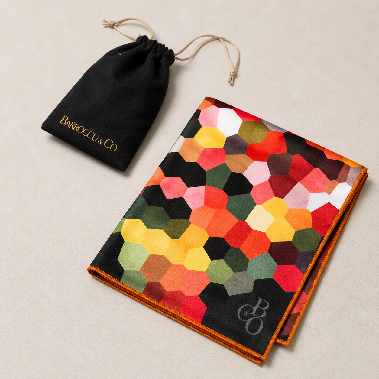 Blossom of Colour optical cloth with its included protective pouch